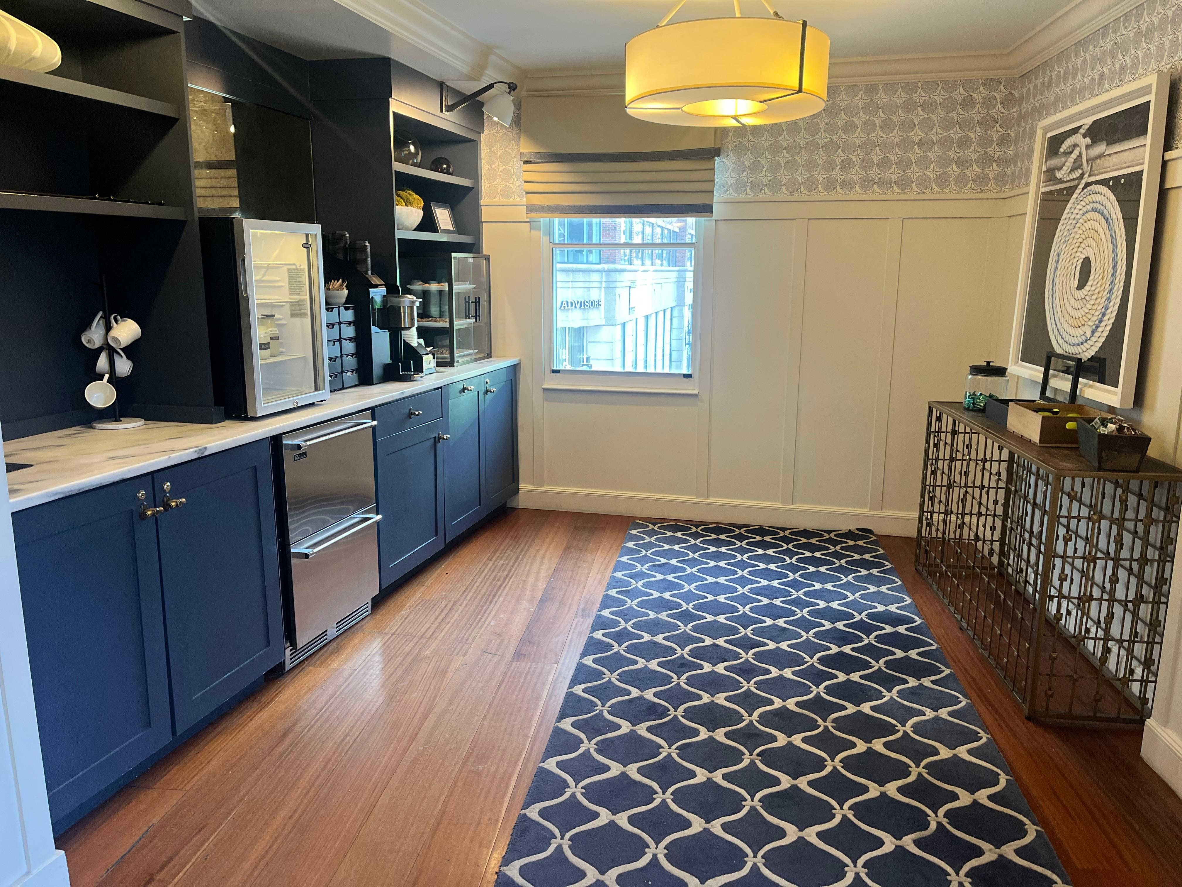 Common room on one of the floors 