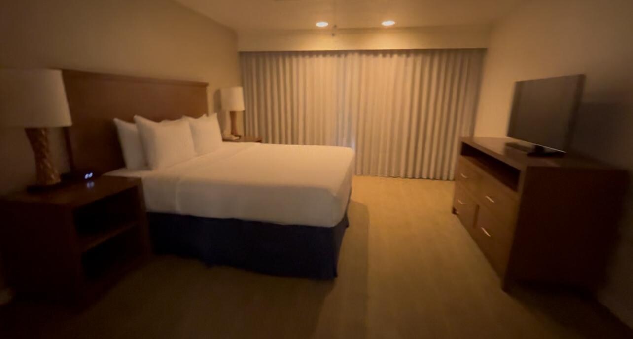 Master bedroom had so much space…