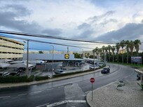 Our view with a good grocery store across. Street is busy before 10 pm