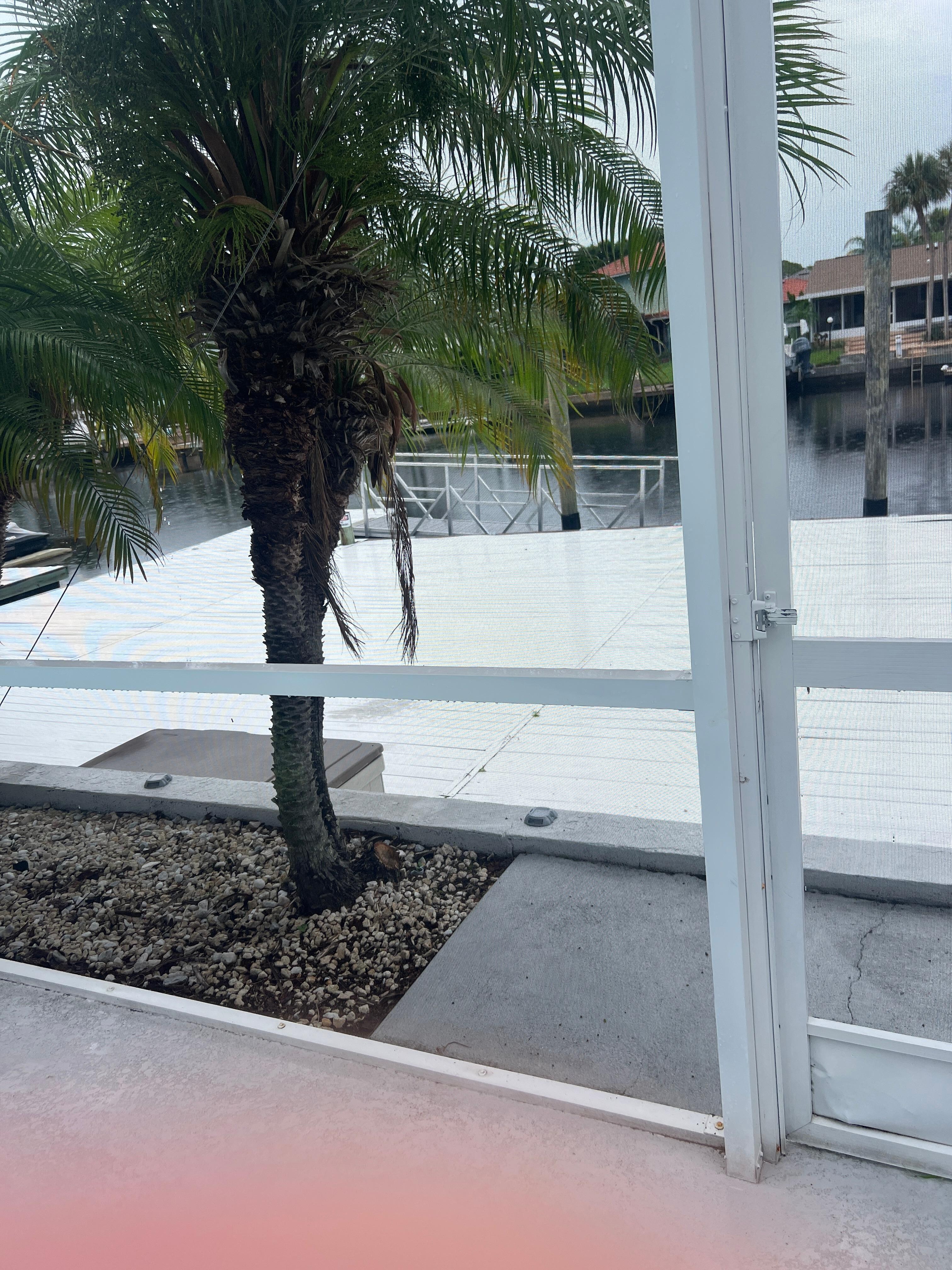 Looking out to the canal!