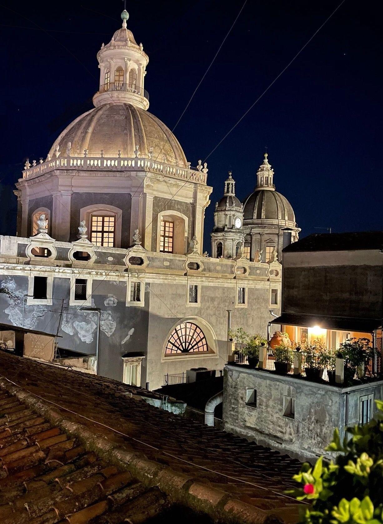Sitting on the terrace enjoying a glass of wine
