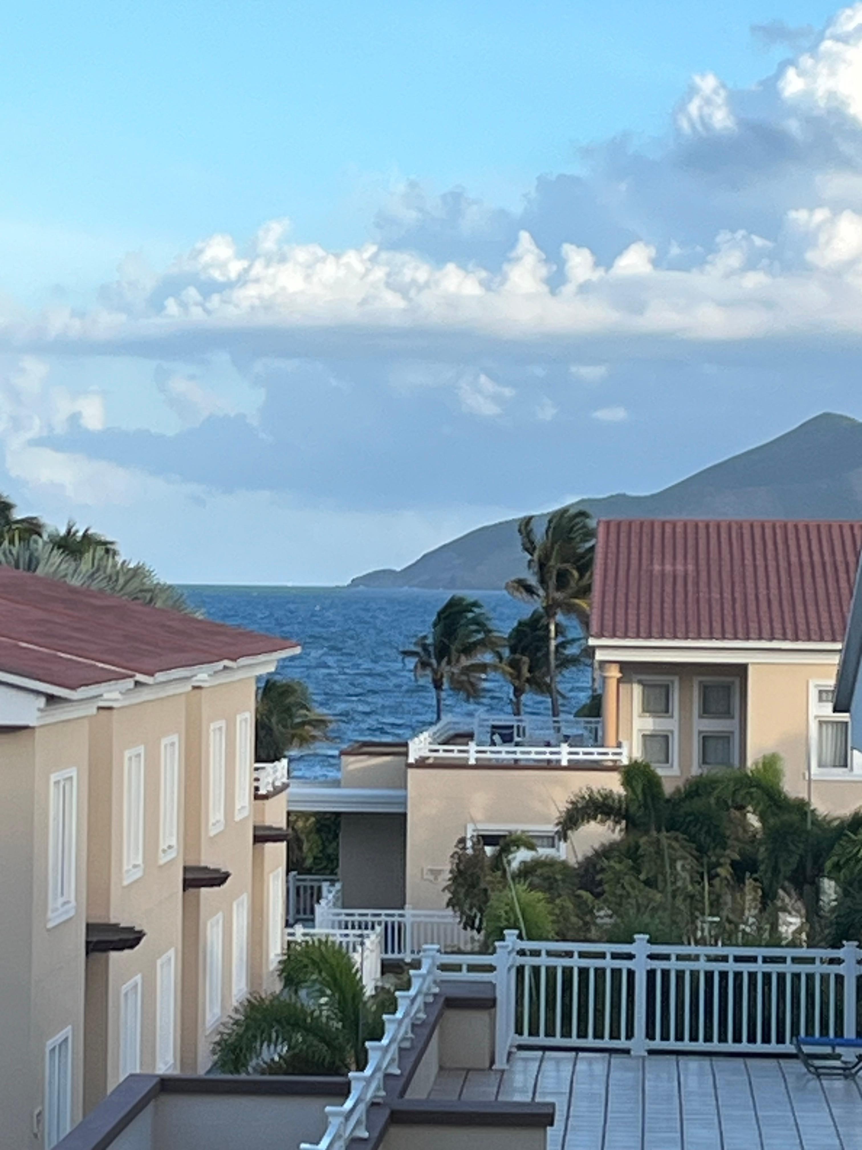 View from our balcony