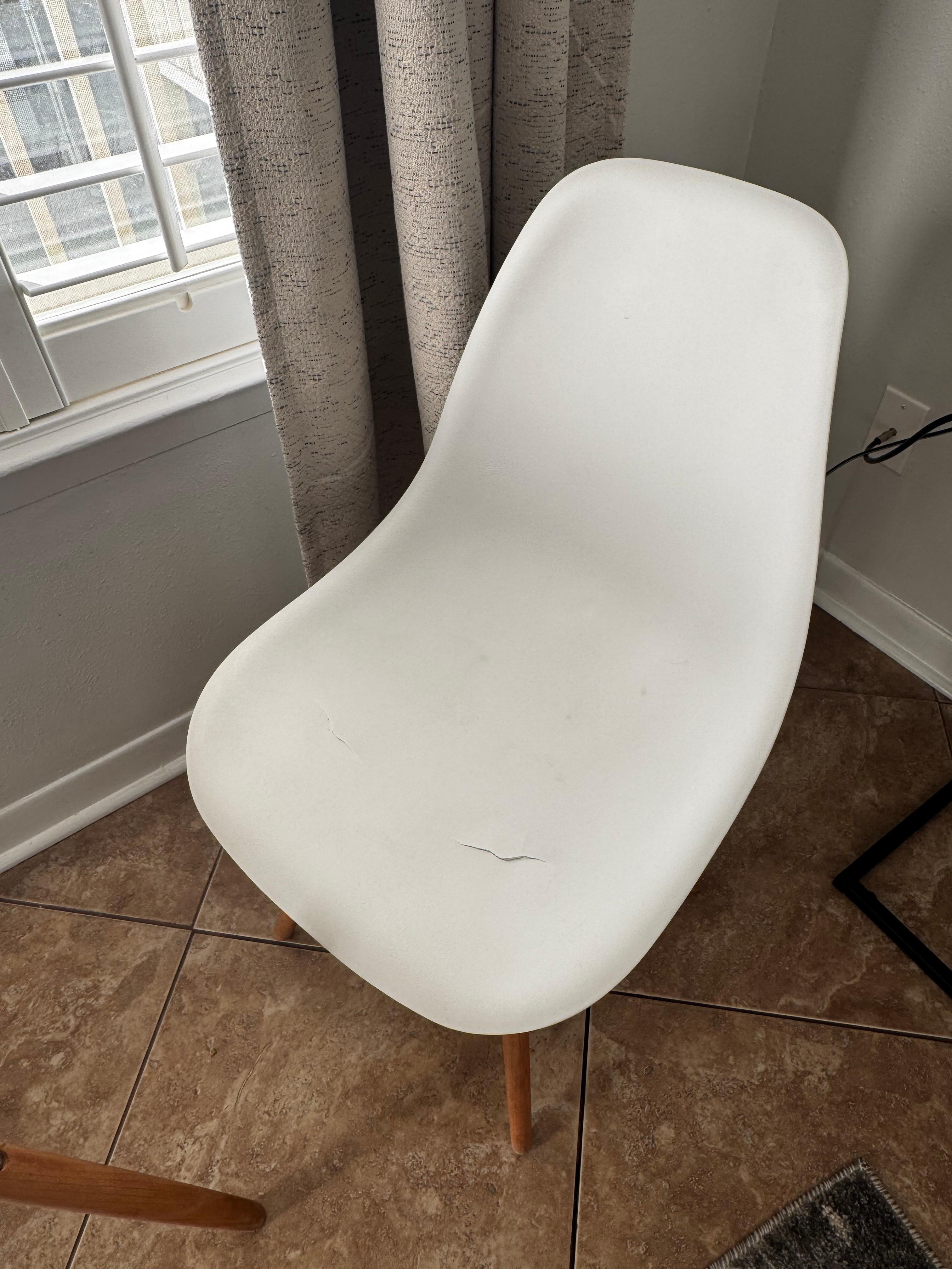 Broken chair that was “removed”