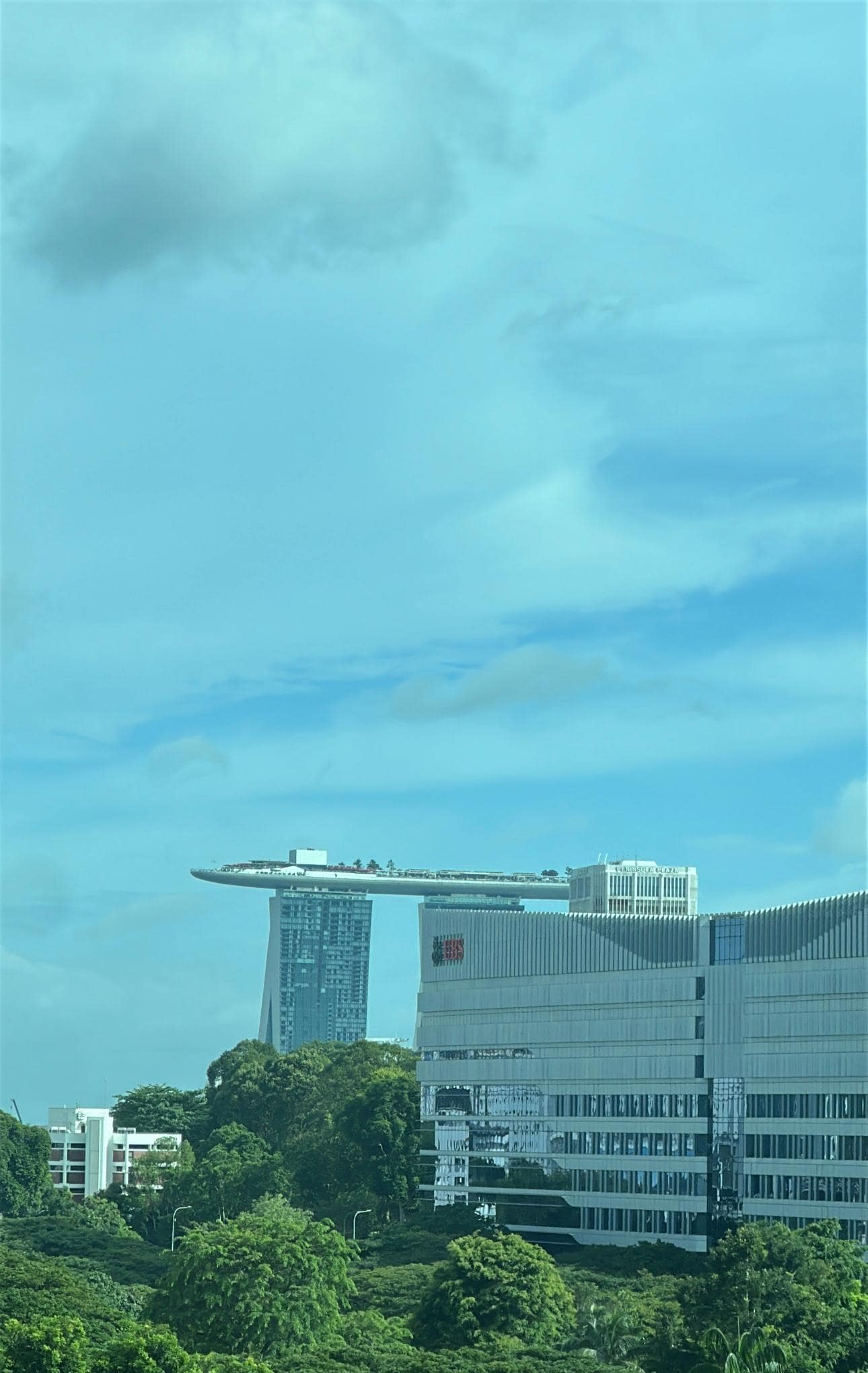 View from hotel level 8 lift waiting area 🥰 Beautiful 