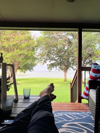 From back porch