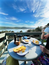 Breakfast on the deck