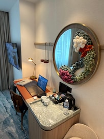 Work desk.