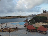 The view from the room.