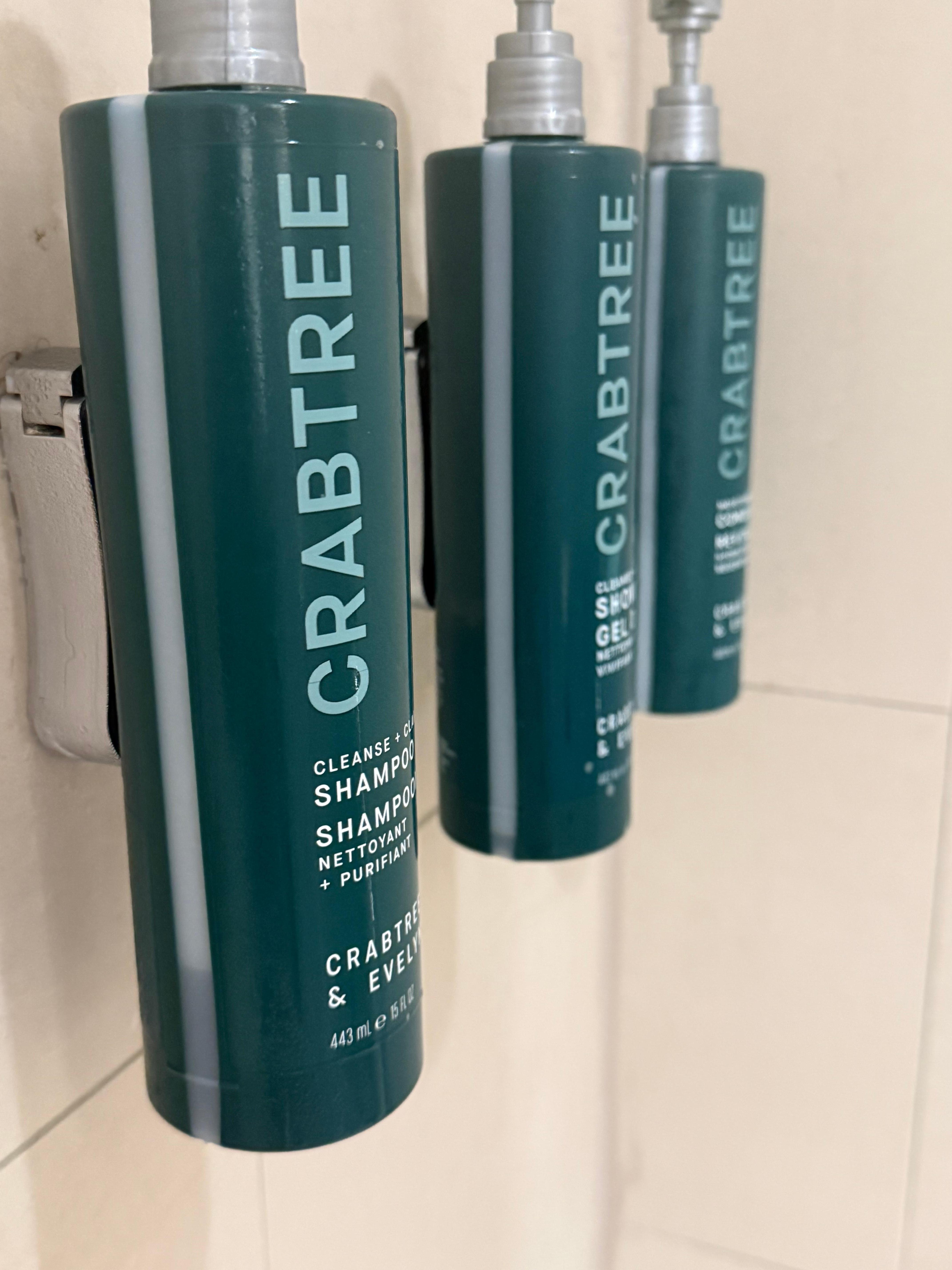 No soap in middle one 