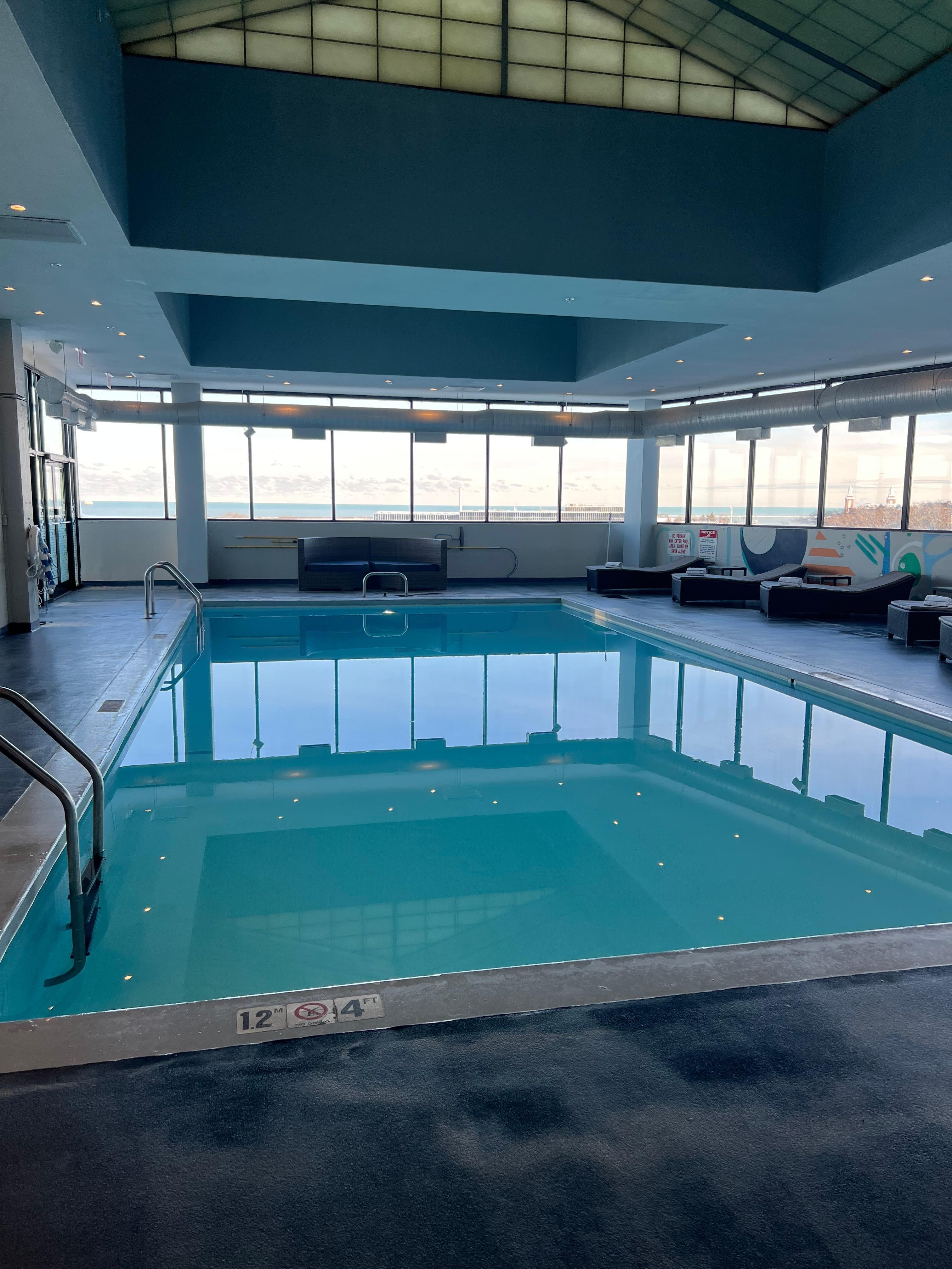 Didn’t go in the pool but had to check it out. Lol 