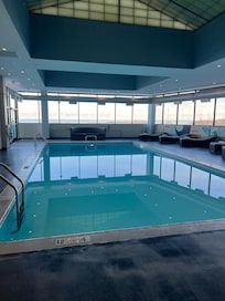 Didn’t go in the pool but had to check it out. Lol