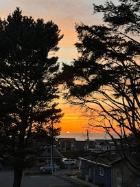 Sunset from the deck.