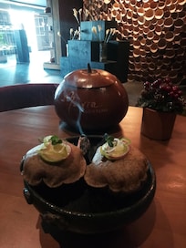 Infladitas de chicharra un clásico de Yucatán .. tropicalizado por el chef Ezequiel. Agradeciendo al chef Ezequiel por la experiencia.