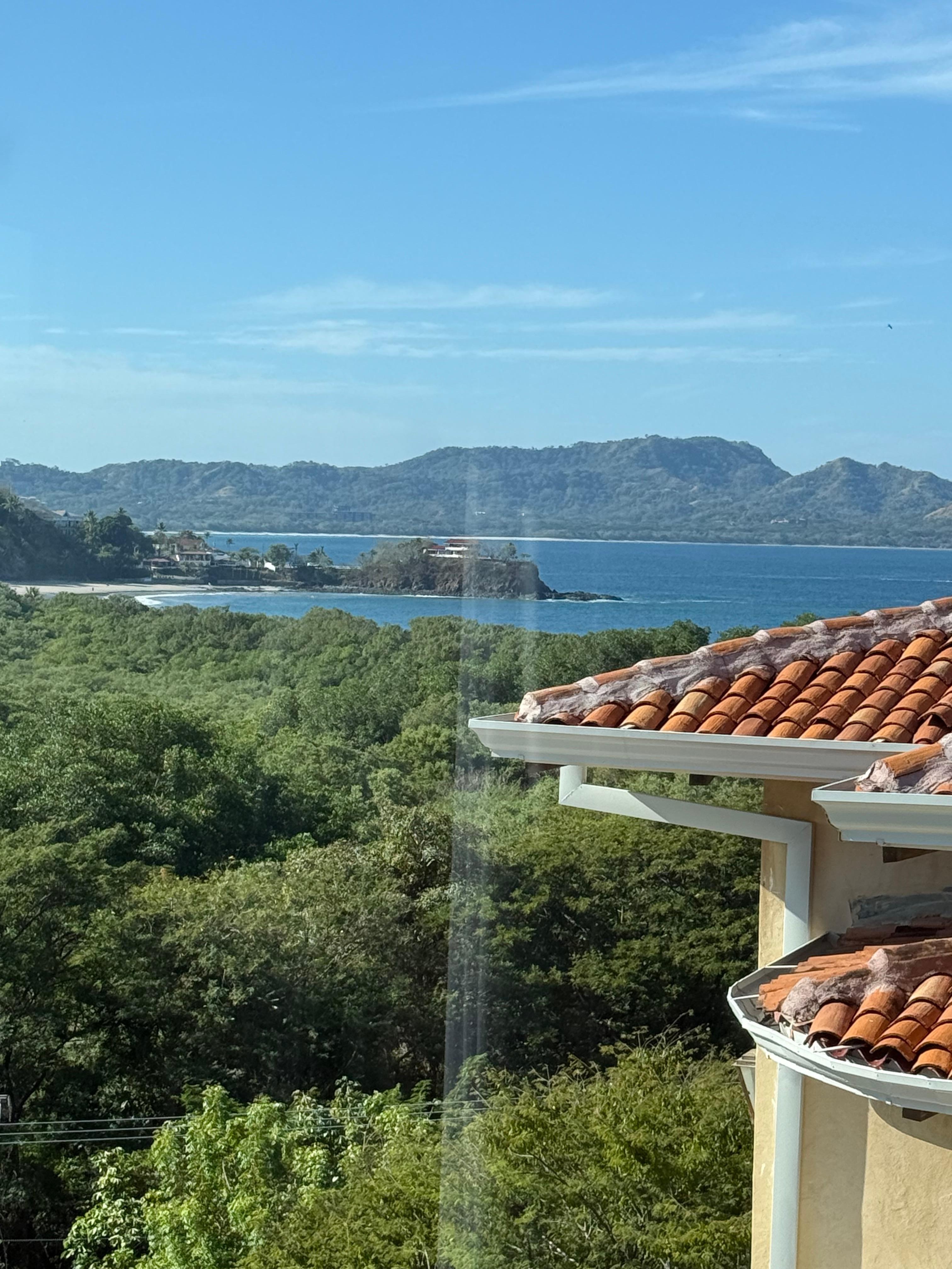 View from inside condo looking at Playa Flamingo.