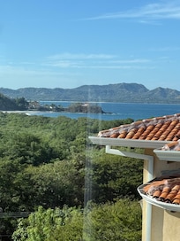 View from inside condo looking at Playa Flamingo.