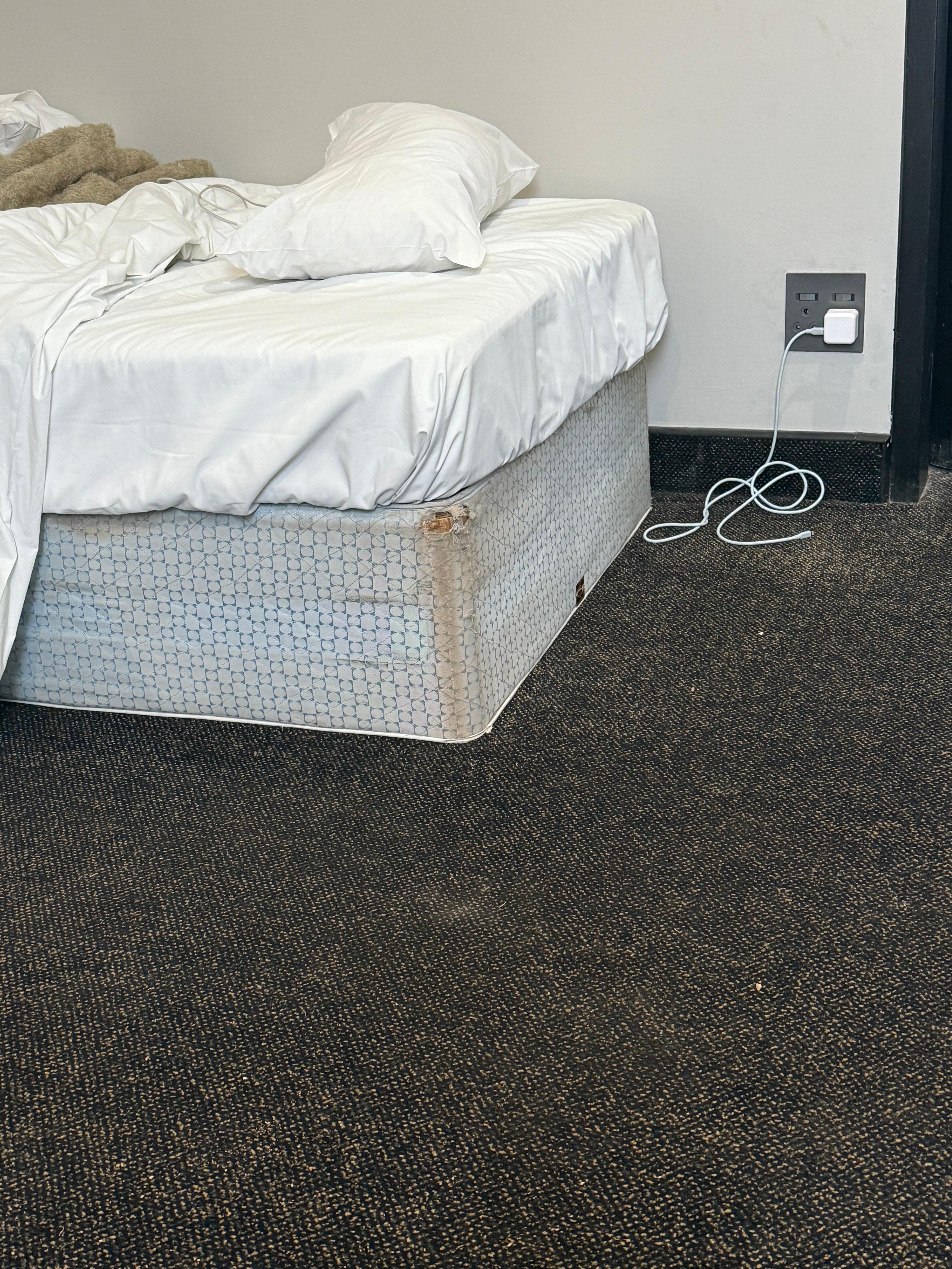 This is the extra bed we were given 