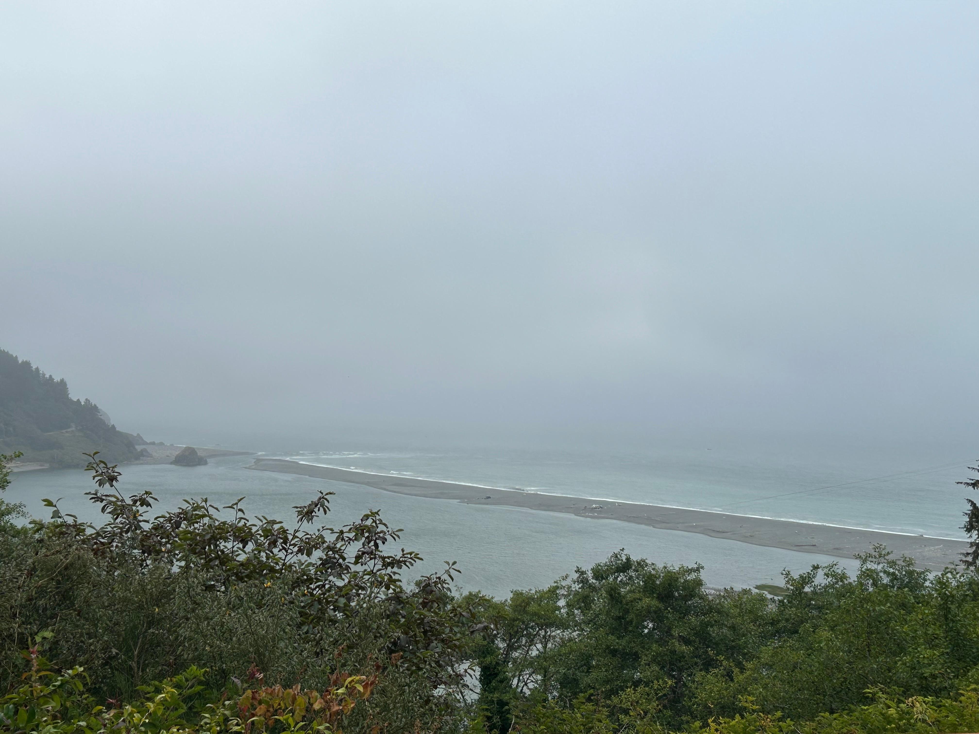 Daytime view on a cloudy day