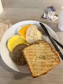 The breakfast was on point