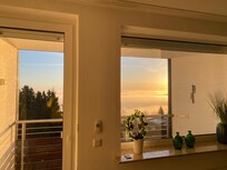 Blick aus der Wohnung bei Sonnenaufgang ☀️