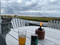 Just having a beer to relax.