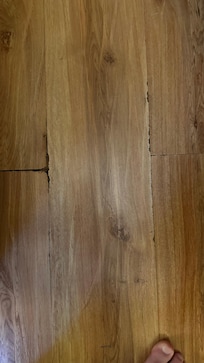 Unsafe and uneven flooring. Try to walk to the bathroom in the dark at 3am and your sure to trip and fall