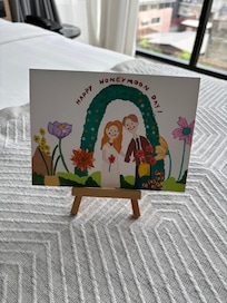 A special touch for our honeymoon!