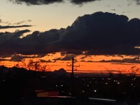 Sunset from the casita.