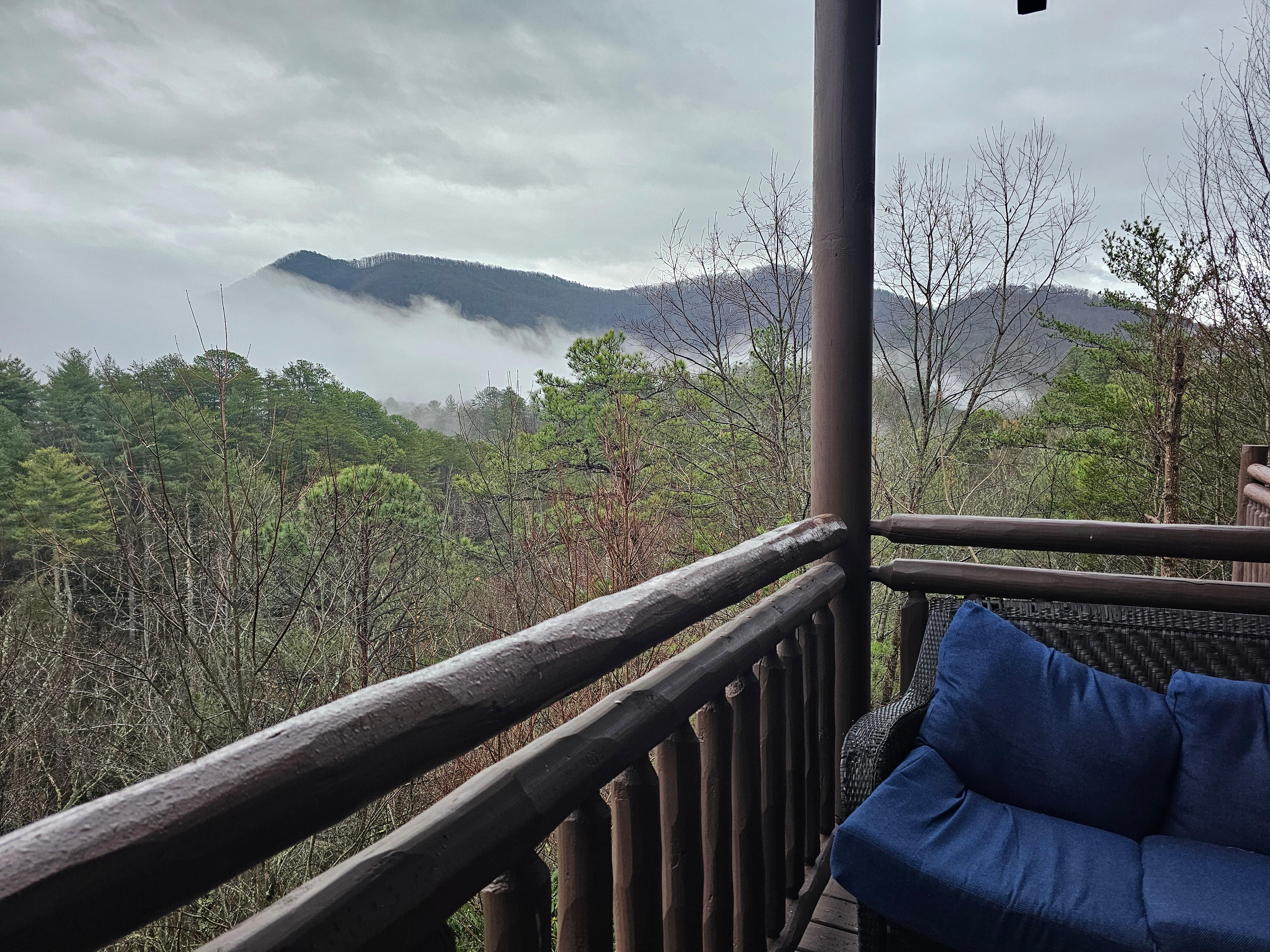 Low clouds from the deck