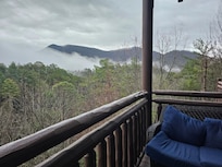 Low clouds from the deck