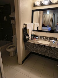 vanity outside bathroom a plus