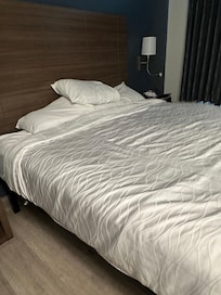 Housekeeping didn’t know how to make a bed. Only ADA room next to secured door and housekeeping closet.