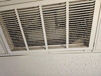 Very thick dust in our rooms air return.