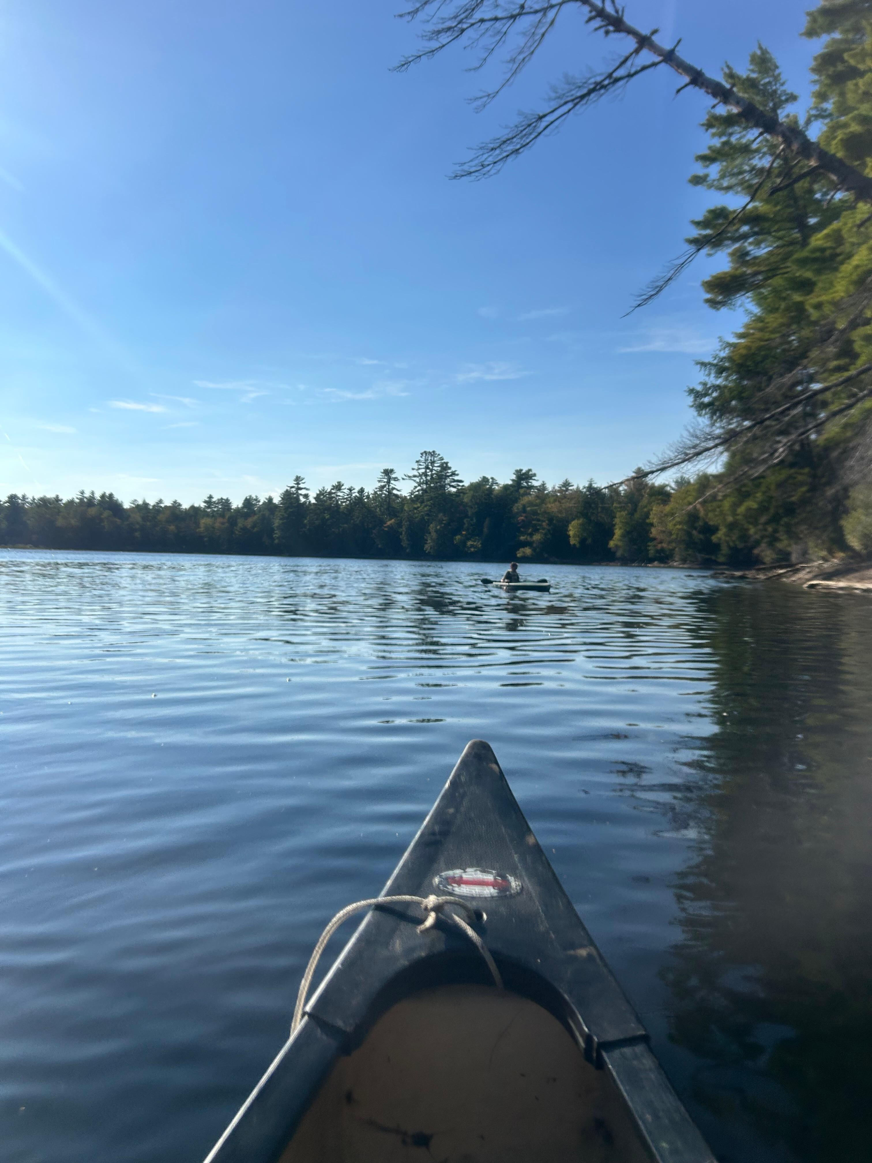 On site canoe and kayaks
