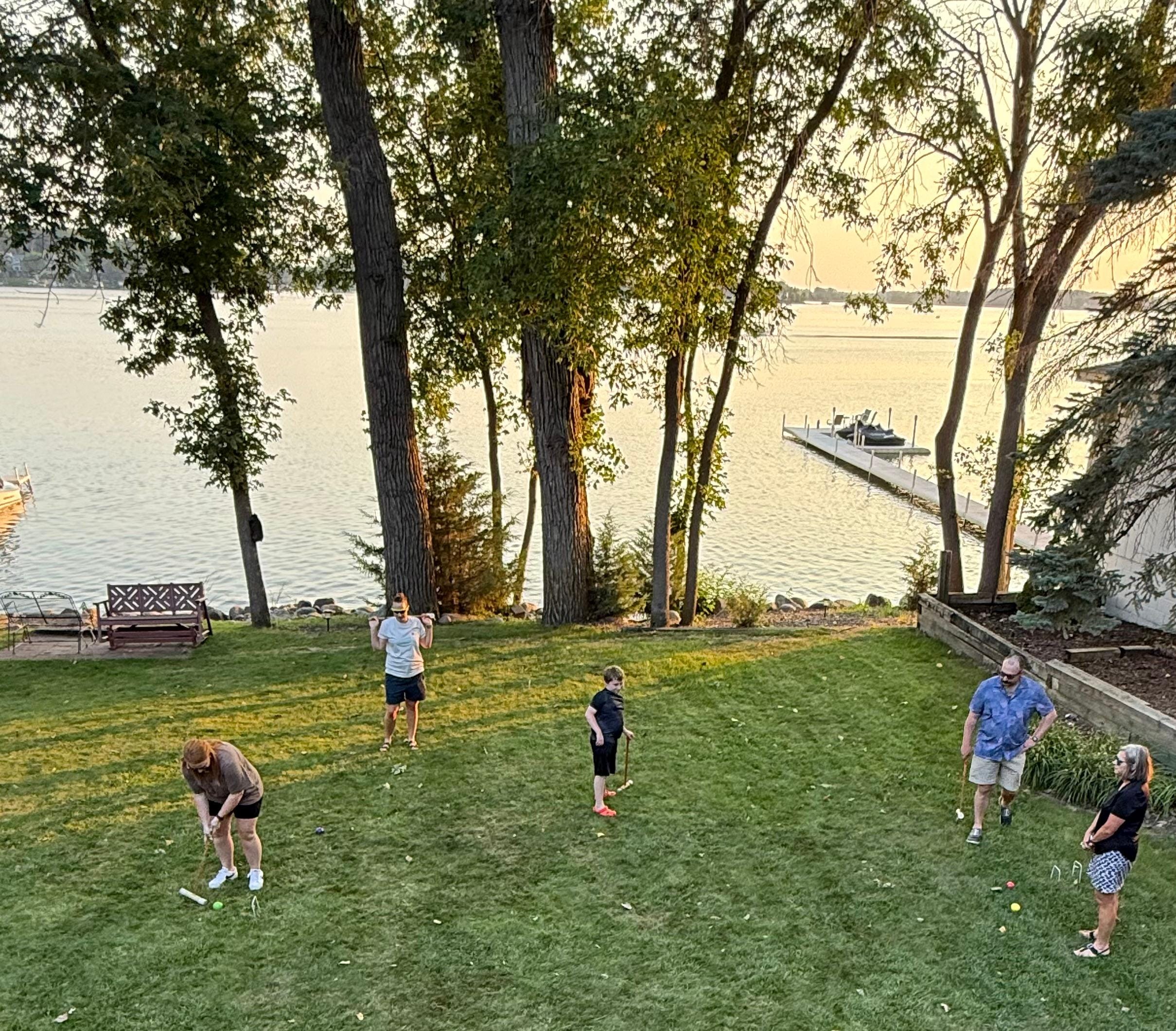 Can’t think of a better spot for a family croquet match!