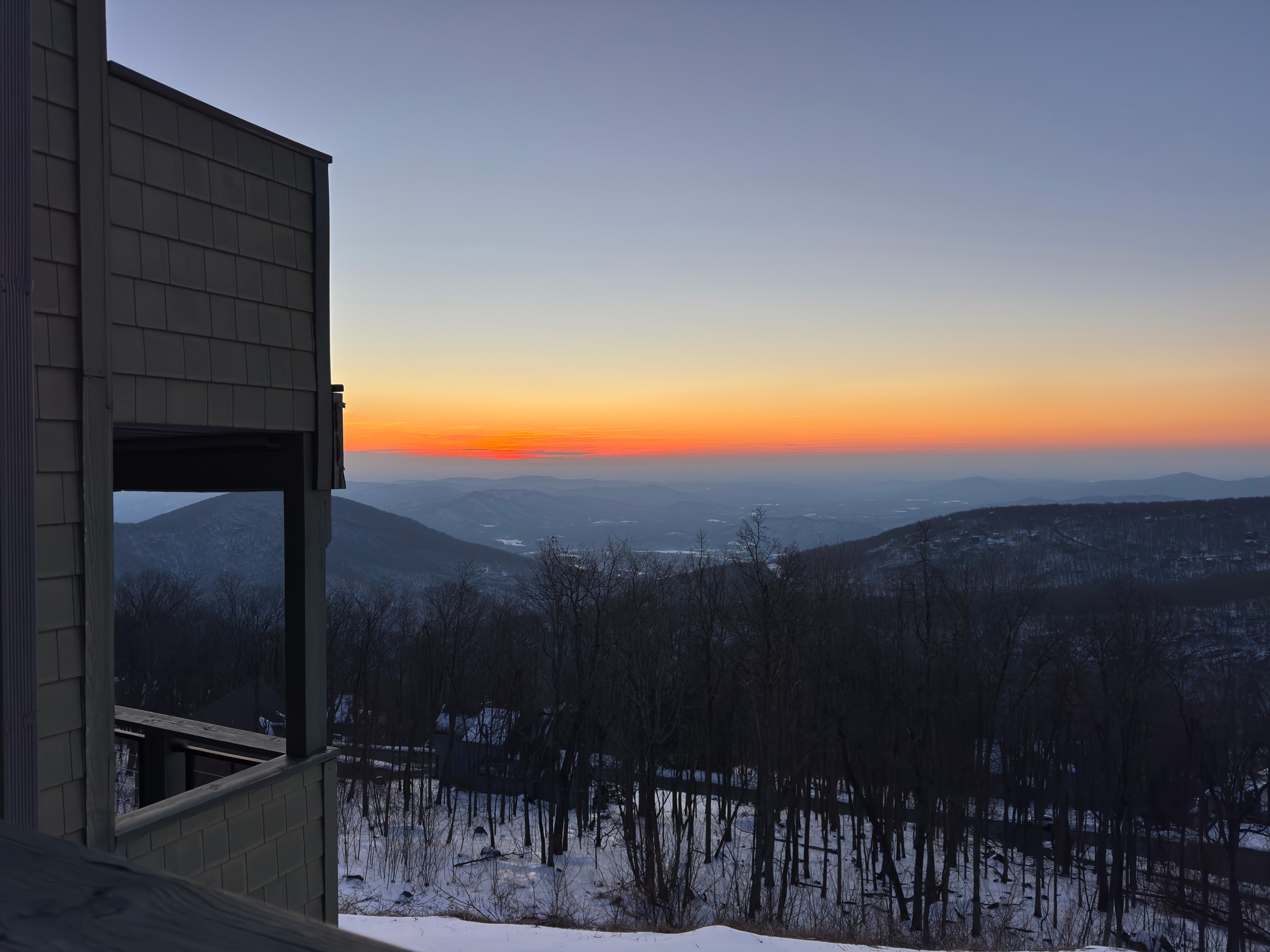 Sunrise from the deck!