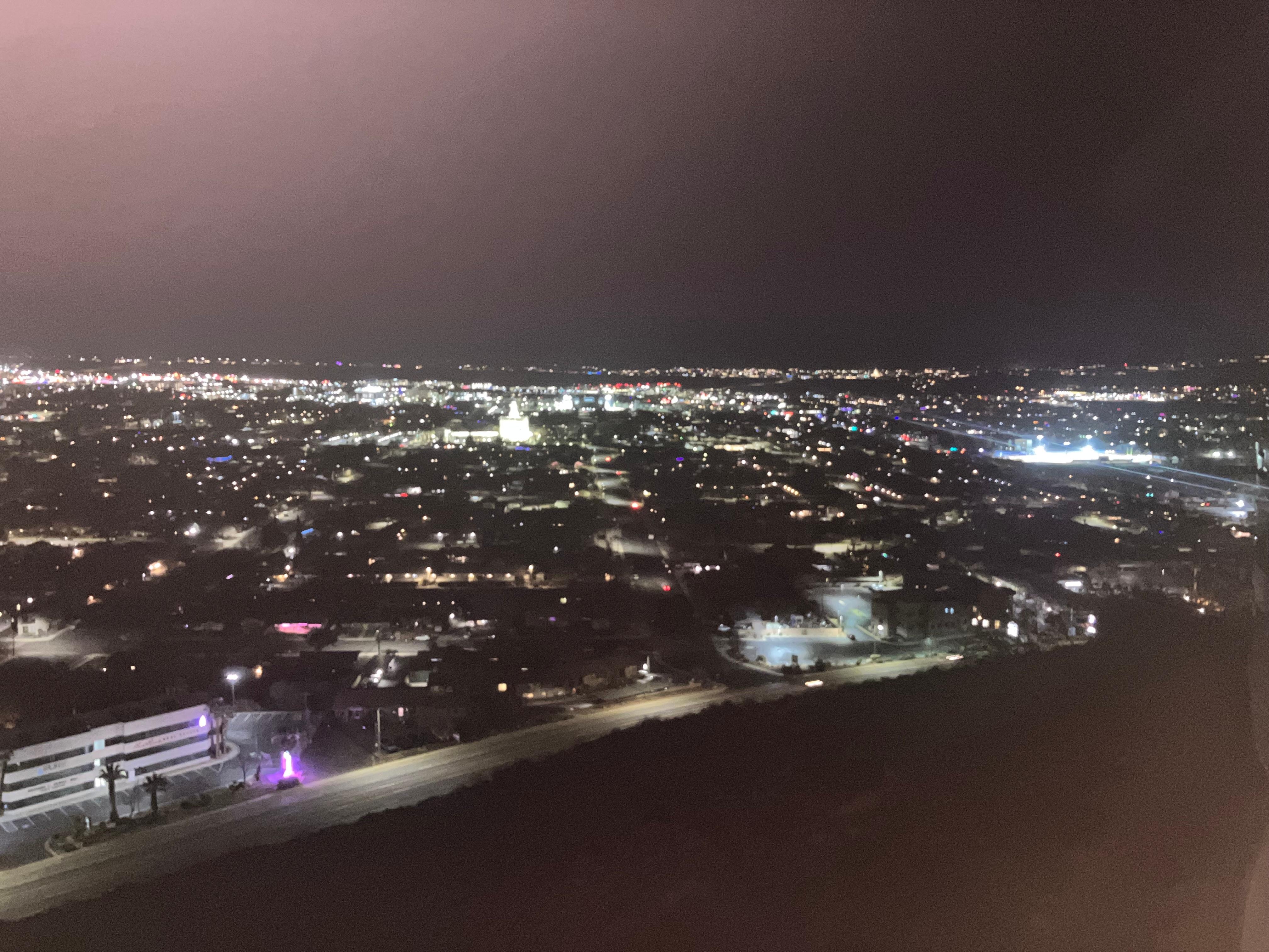 View from our private balcony.