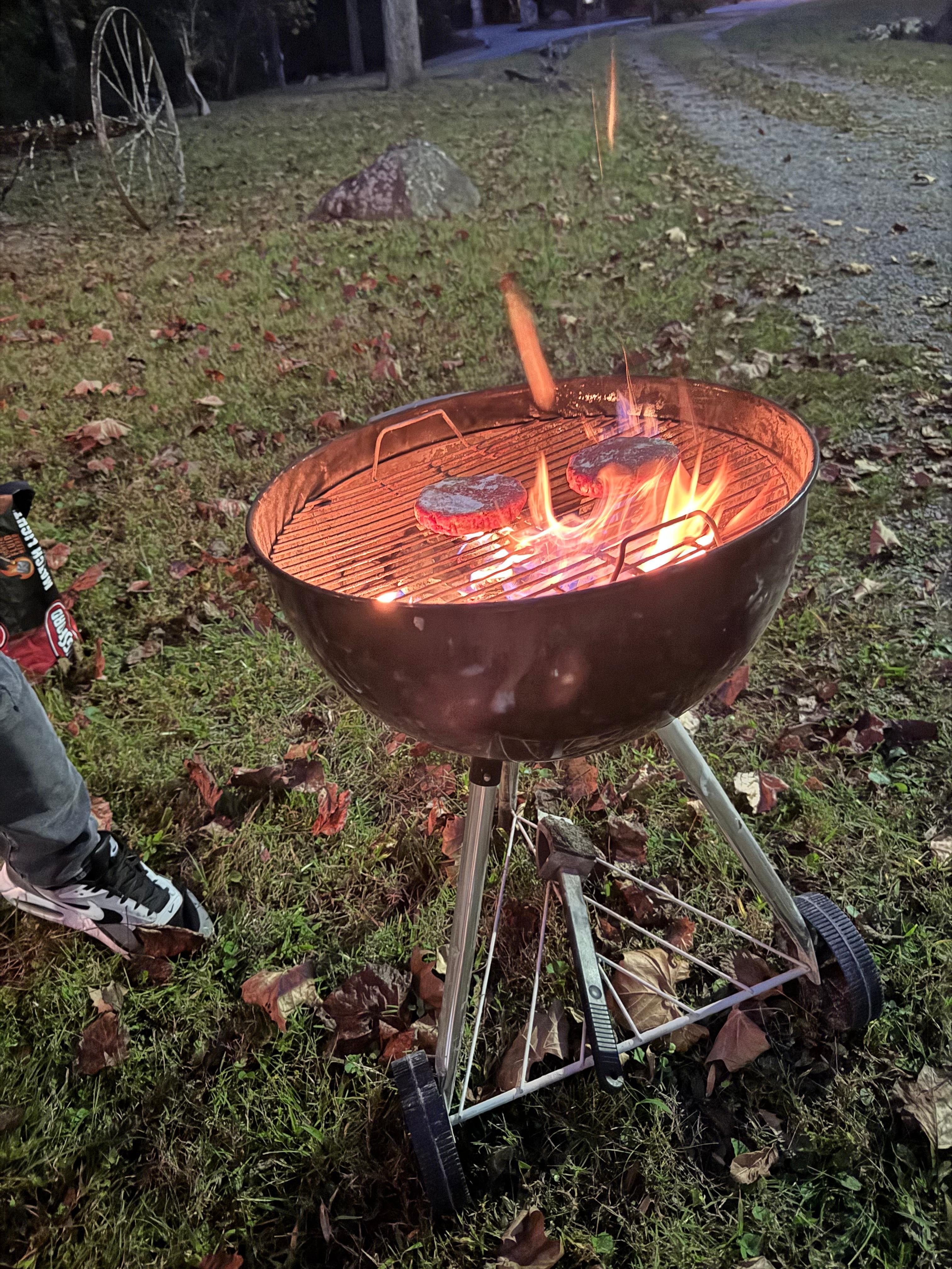 Our first time grilling!
