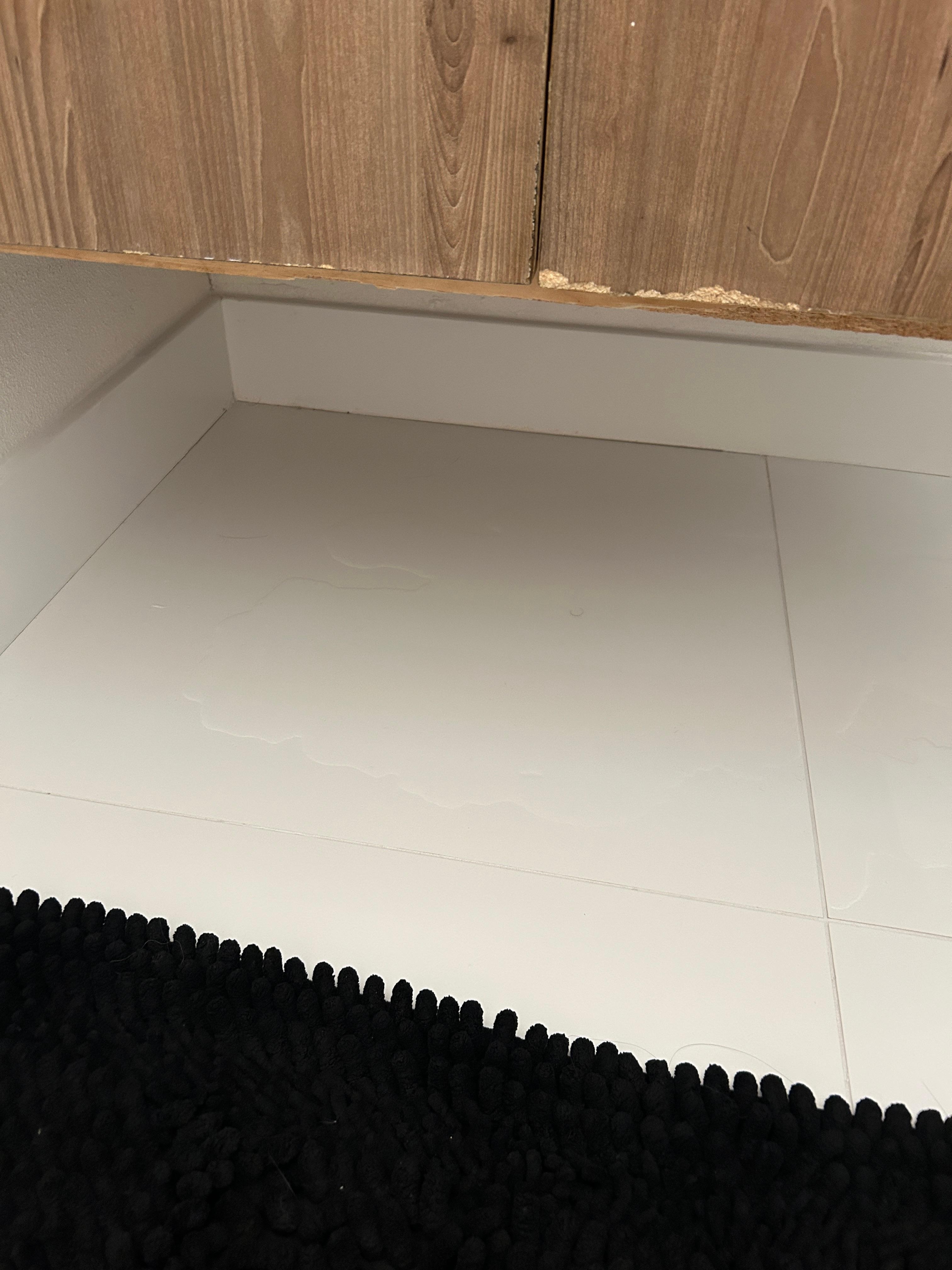 Flooding in floor from shower 