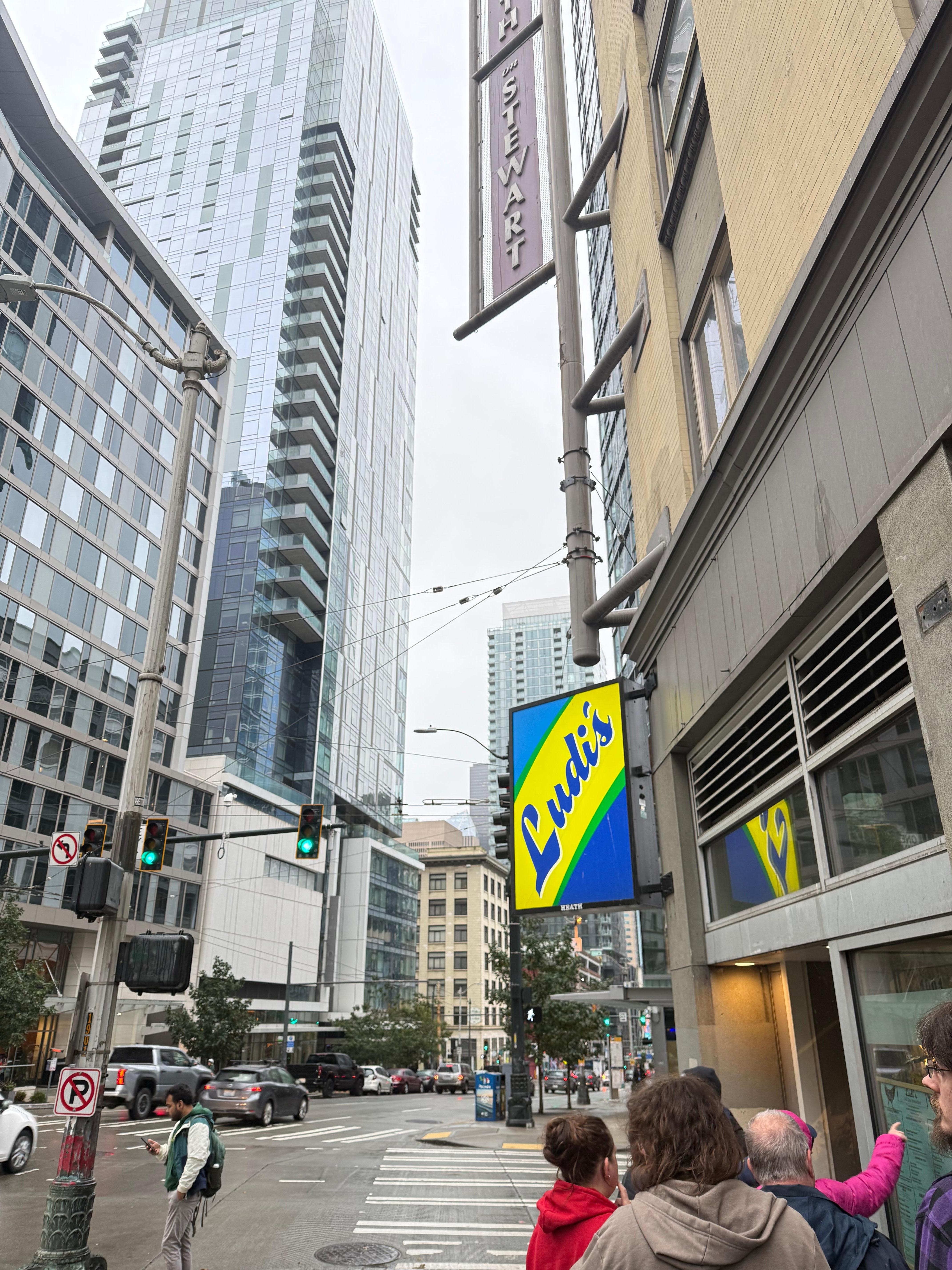 Restaurant across the street 