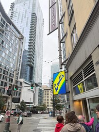 Restaurant across the street