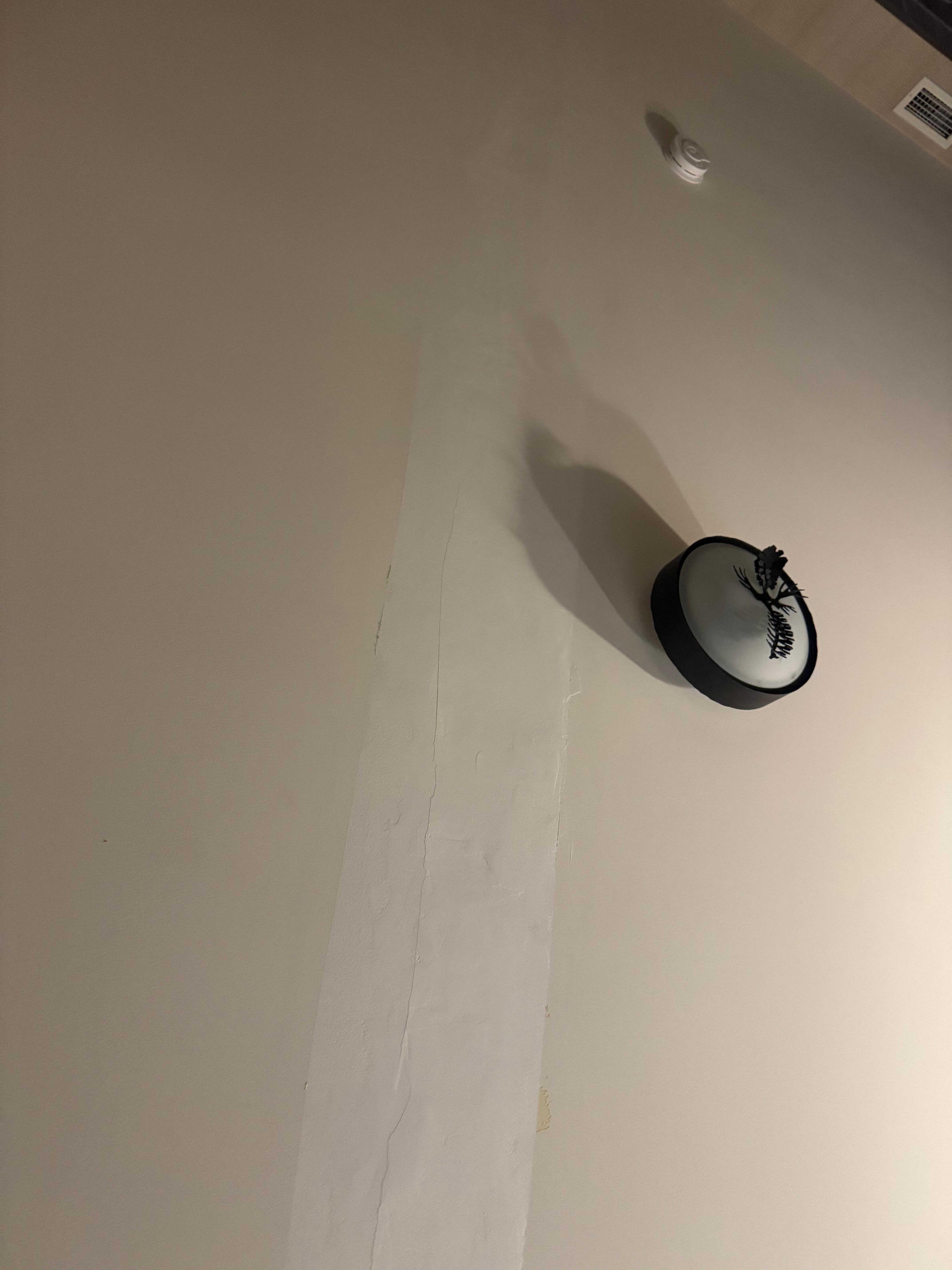 Ceiling of the room 