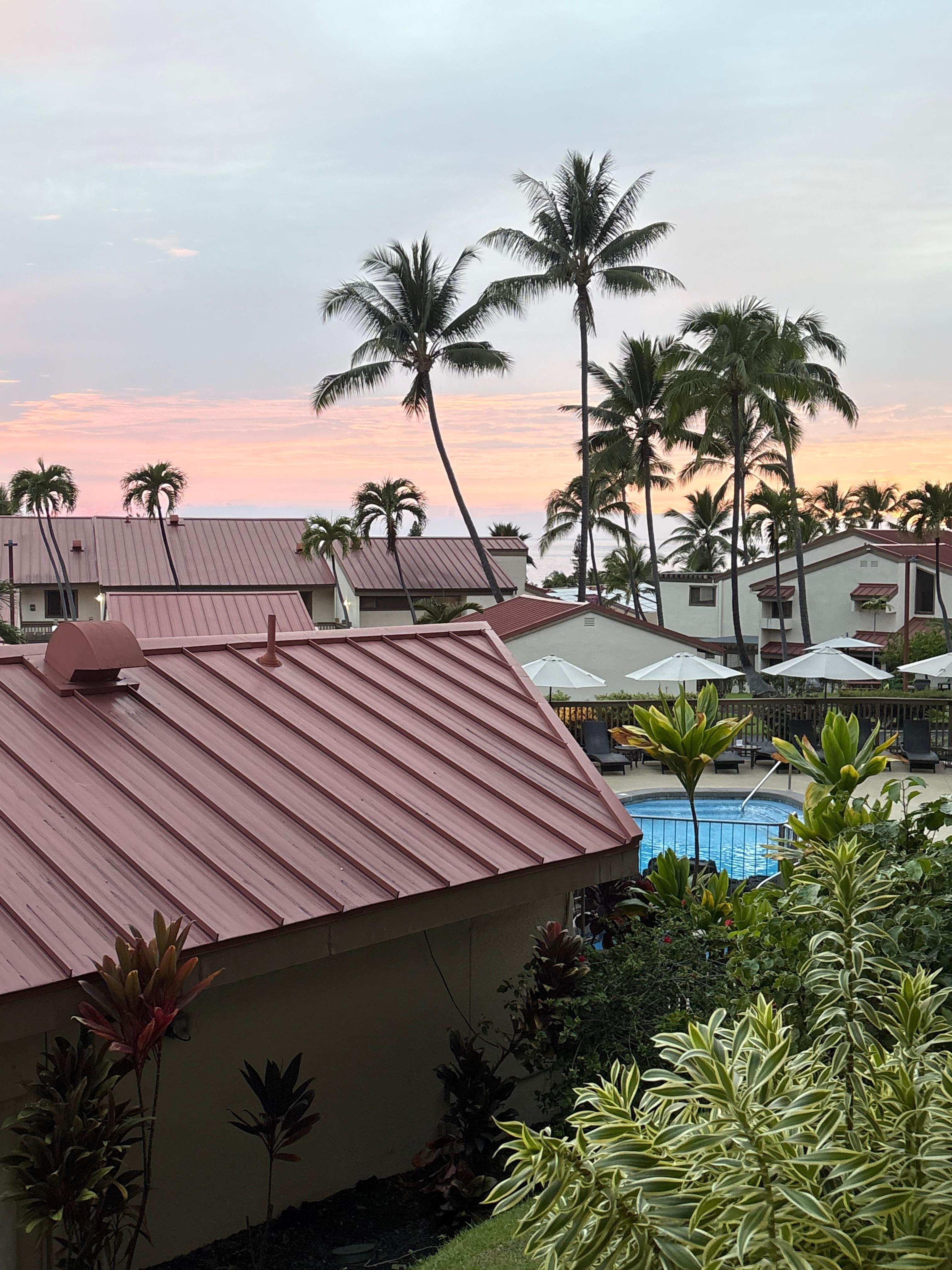 From our private balcony!!