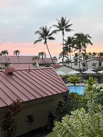 From our private balcony!!