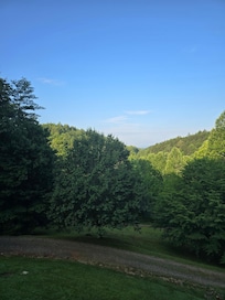 View from the second story deck