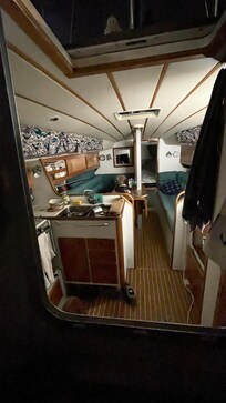 inside boat
