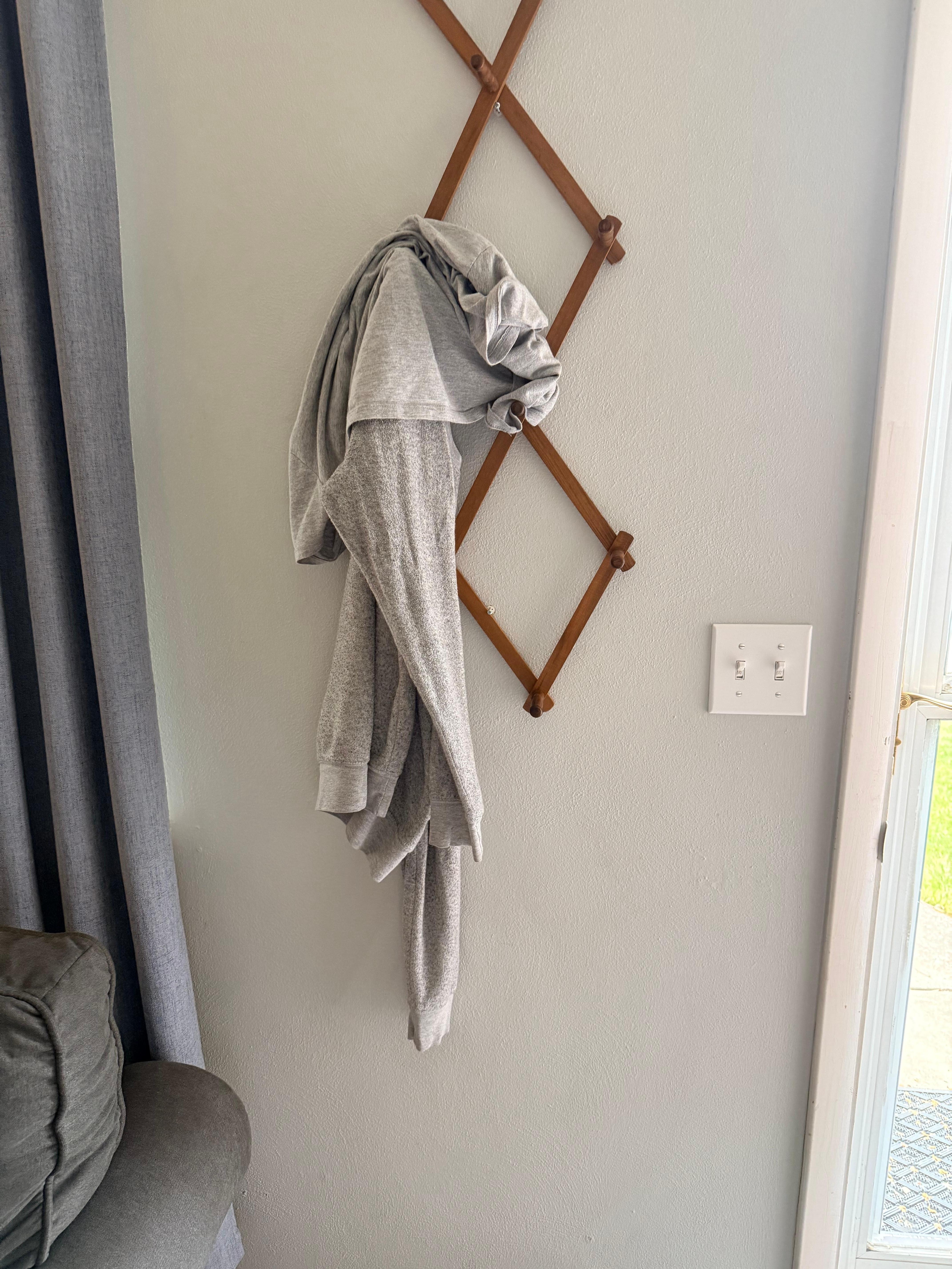 Clothing from previous guests left 