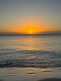 Sunset at sapodilla beach