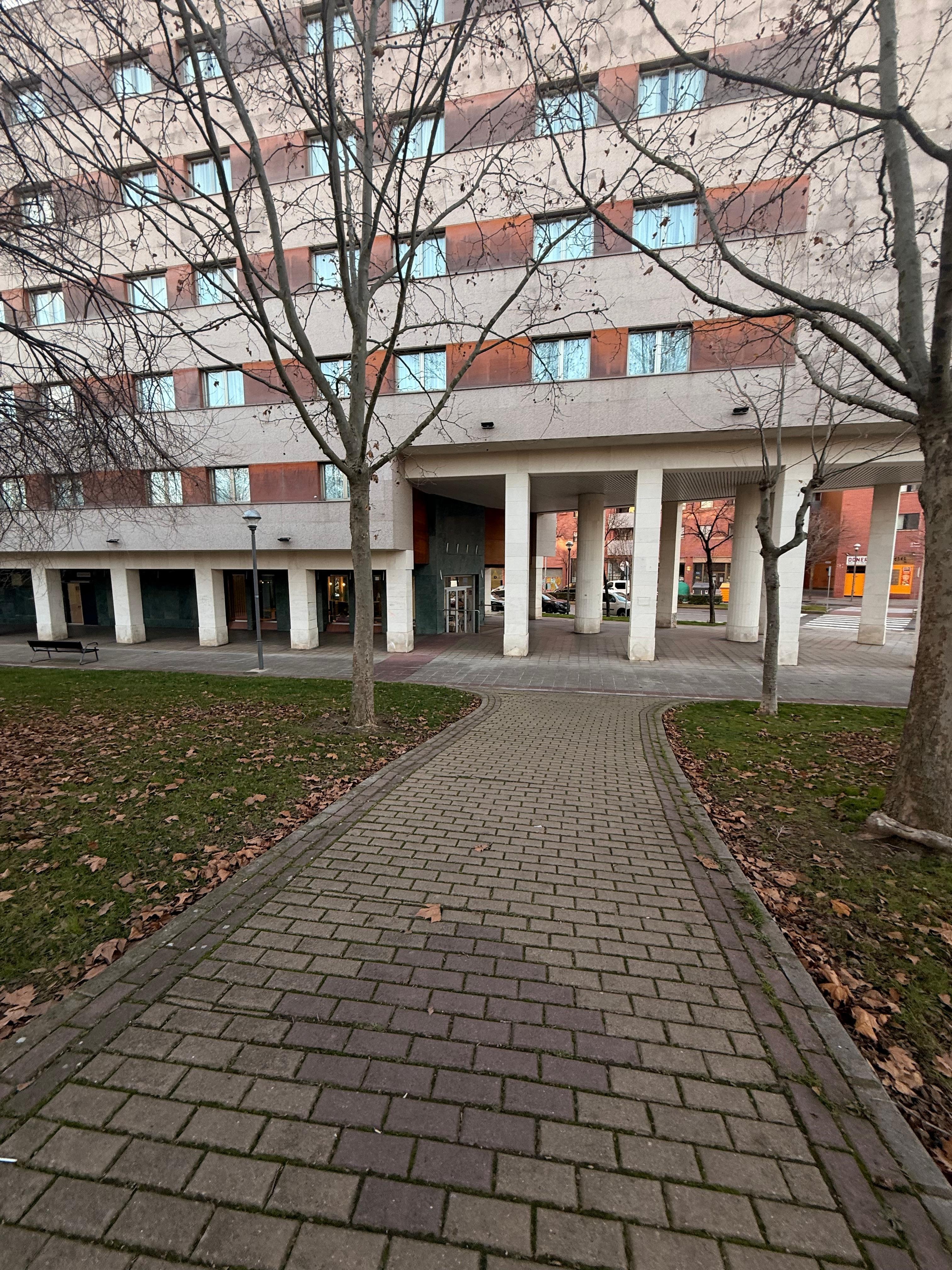 Rear of hotel from park