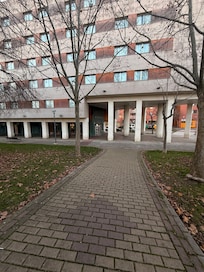 Rear of hotel from park