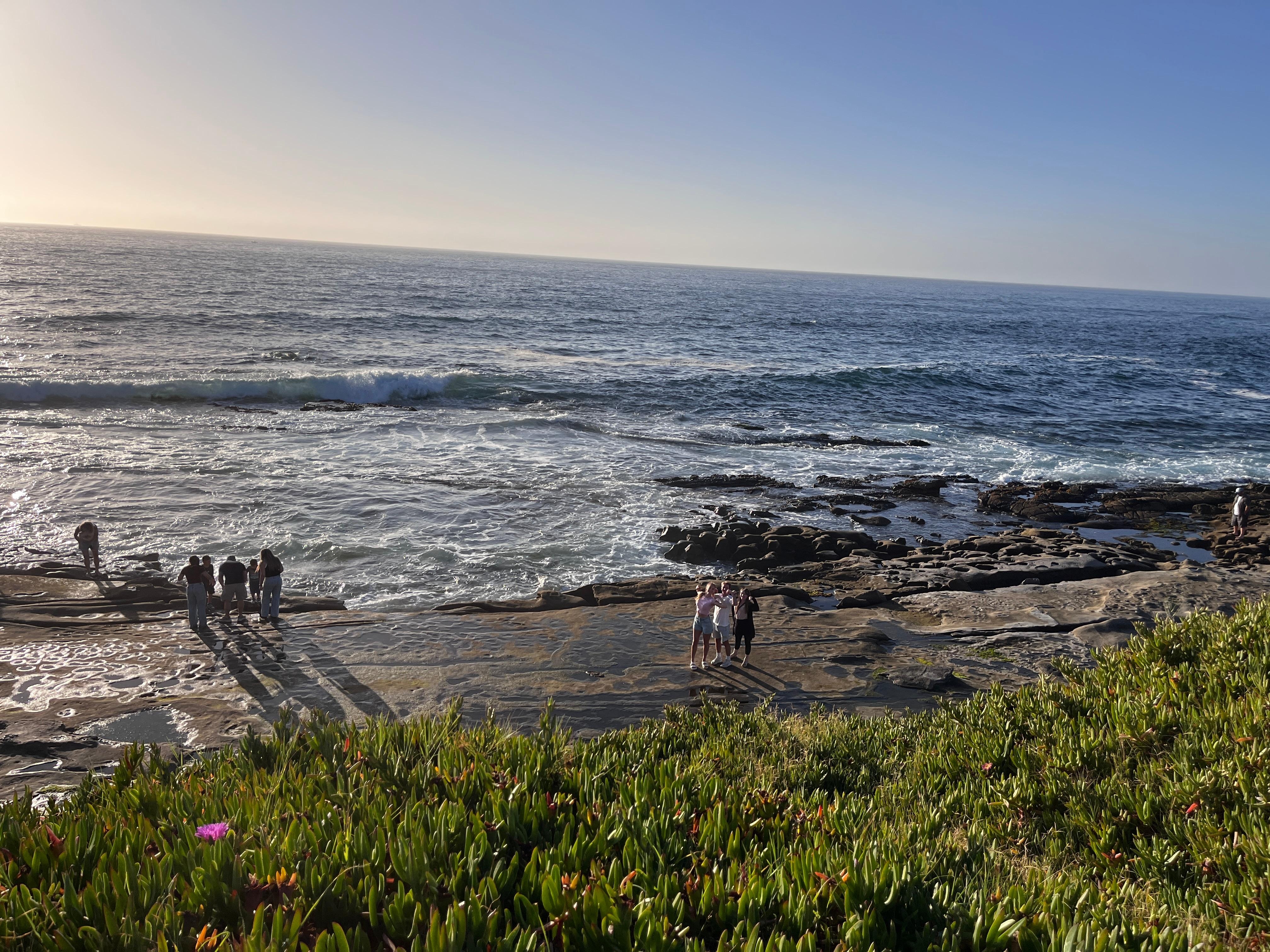 Tide pools at low tide! 